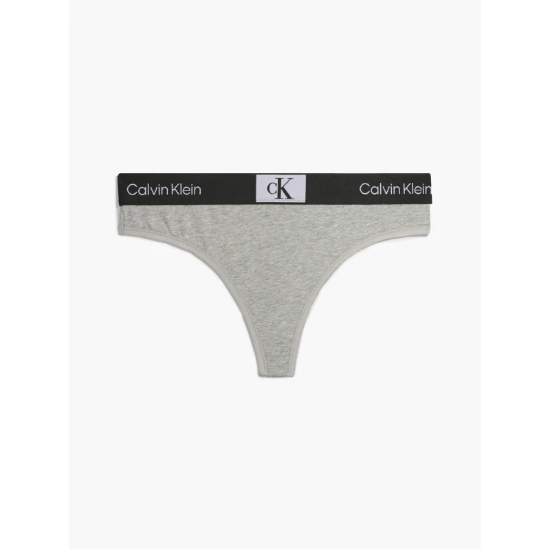 Image of Calvin Klein 1996 Thong - Grey Grey 14