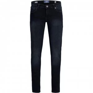 Image of Jack and Jones Liam Skinny Stretch Jeans - Blue Denim