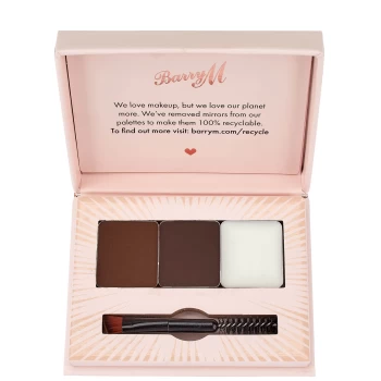 Image of Barry M Fill Shape Brow Kit - Medium Medium Brown