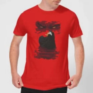 Image of Universal Monsters Dracula Illustrated Mens T-Shirt - Red - M
