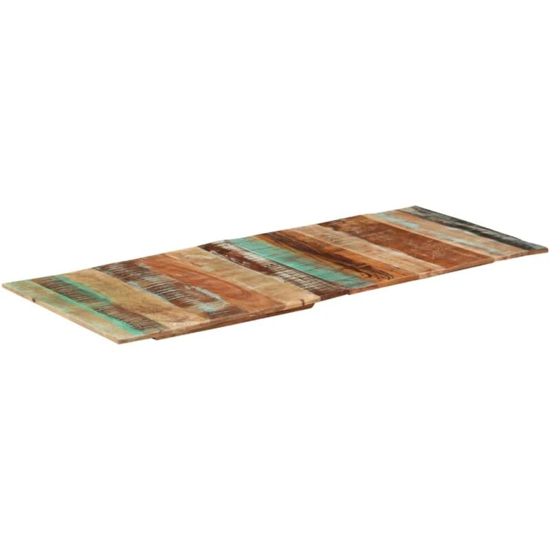 Image of VIDAXL Rectangular Table Top 60x140cm 15-16mm Solid Reclaimed Wood Vidaxl 8719883793955
