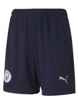 Image of Puma Youth Manchester City Third Short - Navy