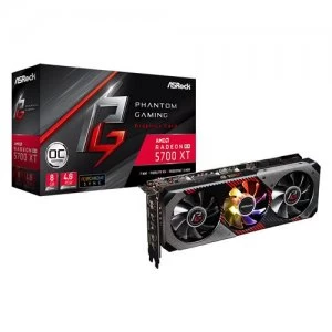 Image of ASRock Phantom Gaming Radeon RX5700 XT 8GB GDDR6 Graphics Card