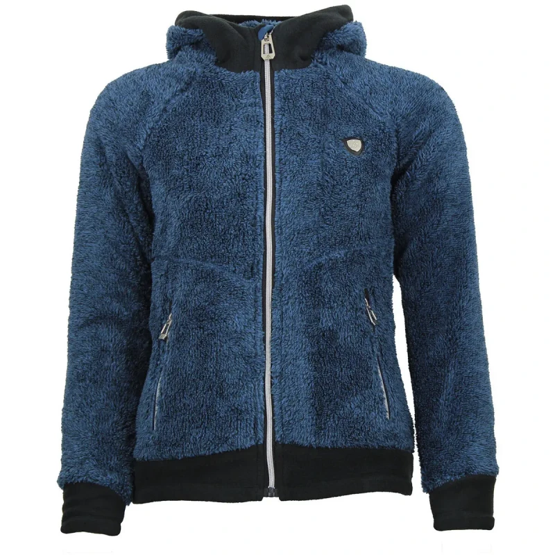 Image of Womens fleece hoodie Peak Mountain Almi Bleu Female L