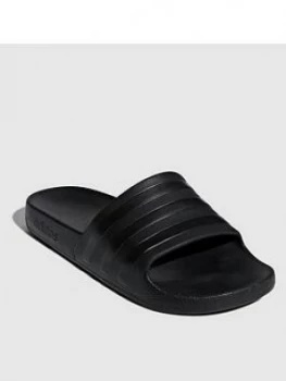 Image of adidas Adilette Aqua Slides - Black, Size 5, Men