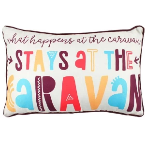 Image of Stays At The Caravan Cushion