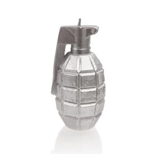 Image of Silver Large Grenade Candle