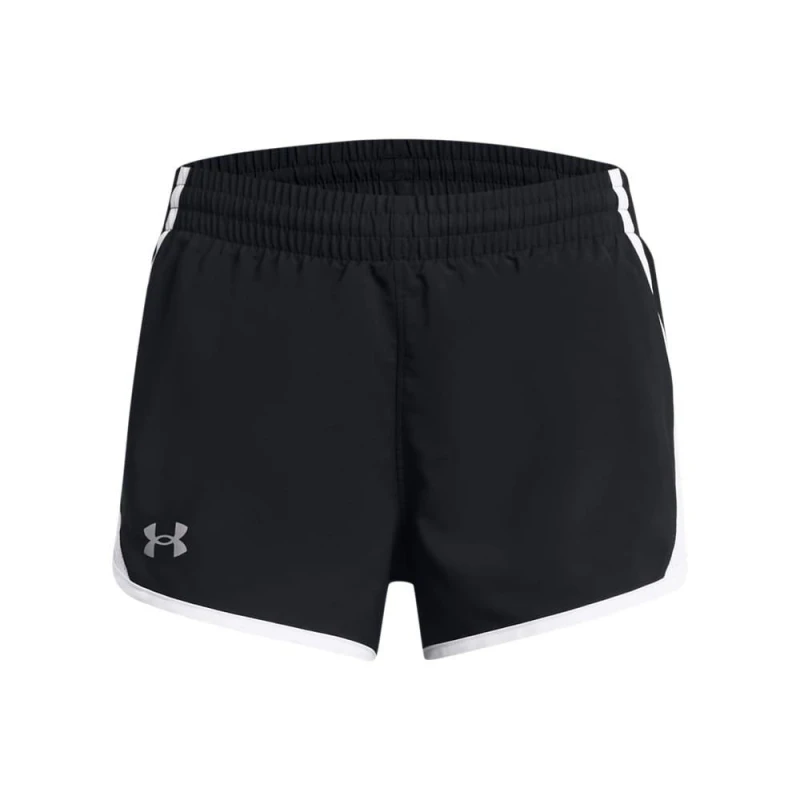 Image of Under Armour Fly By 3" Shorts - Black 5 - 6 Years