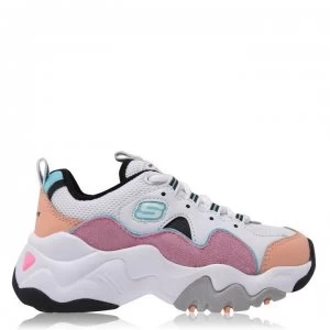 Image of Skechers Delite 3 Zen Runners Child Girls - White/ Multi