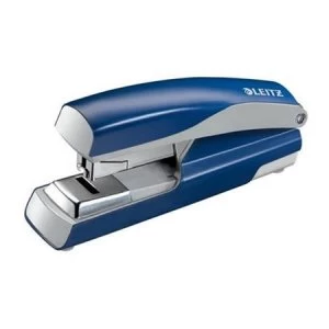 Image of Leitz 5523 Metal Stapler Metallic Blue 40 Sheets of 80gsm Paper