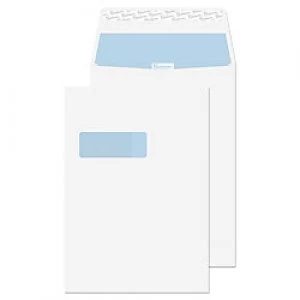 Image of PREMIUM Office Gusset Envelopes C4 Peel & Seal 324 x 229 x 25mm Plain 140 gsm Ultra White Wove Pack of 100