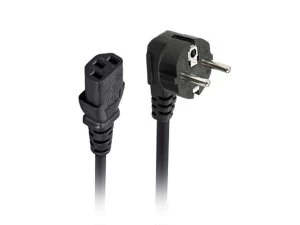 Image of 3m Eu Power Cable Cee7 To C13 Black
