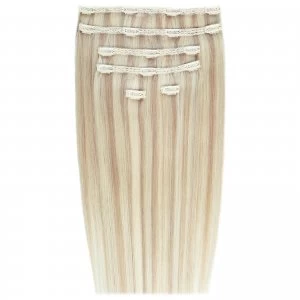 Image of Beauty Works Double Hair Set 18" Clip-In Hair Extensions (Various Shades) - LA Blonde 613/24