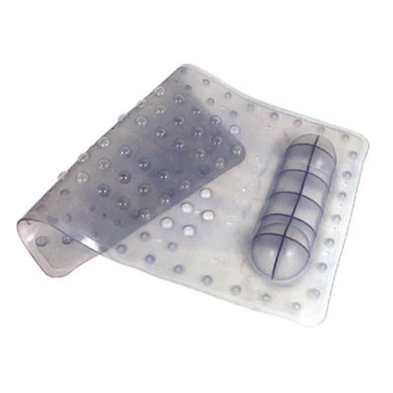 Image of Premier Housewares Vinyl 3 Assorted Bath Mat Clear