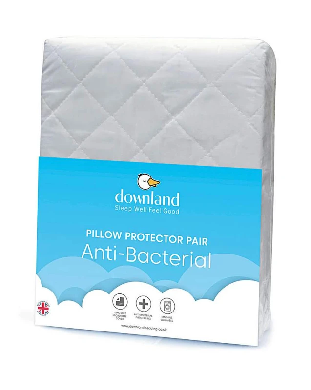 Image of At Home Collection Anti-Bacterial Pillow Protectors - At Home Collection - Size: PAIR PAIR DP61801