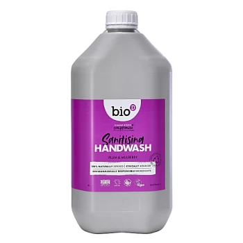 Image of Bio-D Plum & Mulberry Sanitising Hand Wash 5L