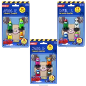 Image of Among Us S2 Crewmate Stampers 4 Pack Blister for Merchandise