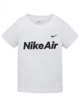 Image of Nike Sportswear Air Younger Boys T-Shirt - White