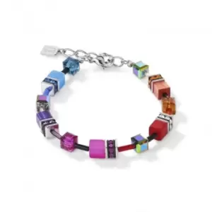 Image of GeoCUBE Multicolour Rainbow Bracelet 2838/30-1520