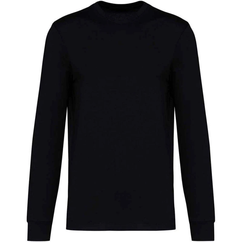 Image of Native Spirit Mens Long-Sleeved T-Shirt in Black Size: XS Black Male XS