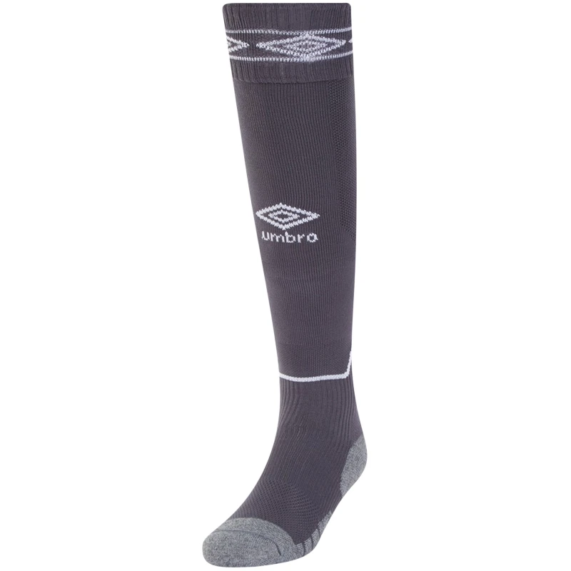 Image of Umbro Umbro Men Diamond Football Socks in Mid Grey Size: large Mid Grey L Male 5063107684950