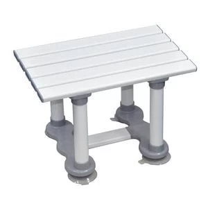 Image of Aidapt Medina Plastic Bath Seat Height 12"
