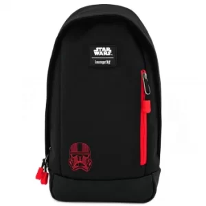 Image of Loungefly Star Wars Ep 9 Nylon Sling Backpack