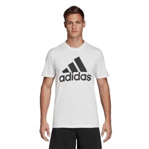 Image of adidas Mens Must Haves Badge Of Sport T-Shirt - White