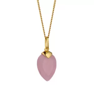 Image of Candy Kite Gold Plated Silver June Birthstone Quartz Necklace