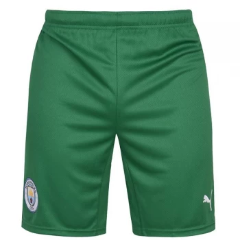 Image of Puma Manchester City Home Goalkeeper Shorts 2021 2022 - Green