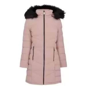 Image of Calvin Klein Stretch Puffer Coat - Pink