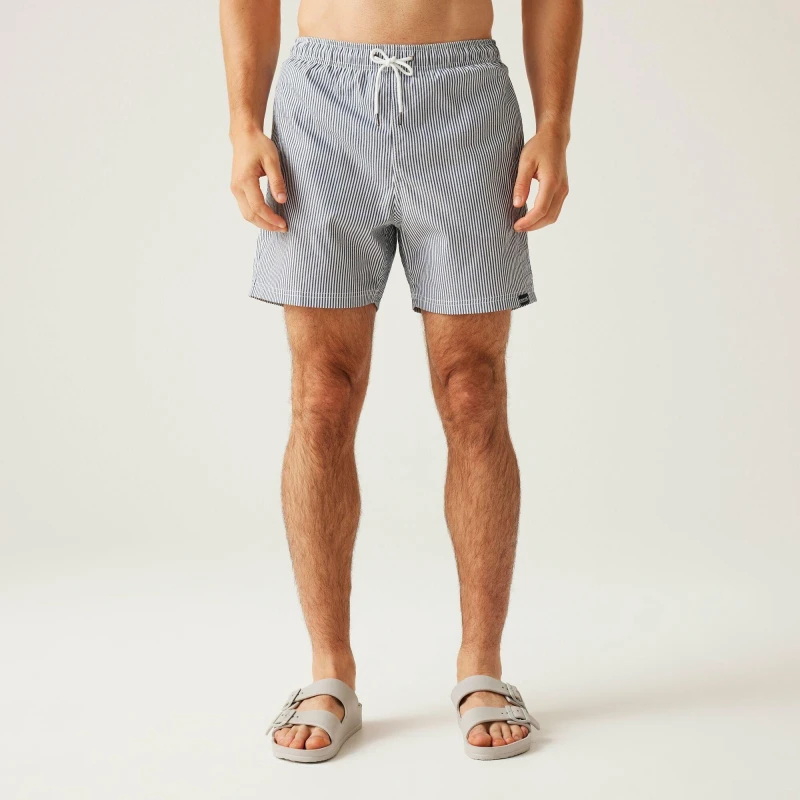 Image of Regatta Loras Swim Short Navy Seersucker male M