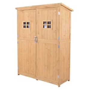 Image of OutSunny Outdoor Storage Box Natural 1640 x 500 x 1275 mm