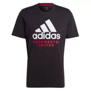 Image of 2023-2024 Man Utd DNA Graphic Tee (Black)