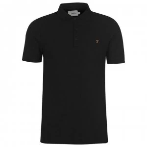 Image of Farah Vintage Blaney Polo - Black