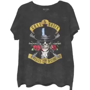 Image of Guns N' Roses - Appetite Washed Unisex XX-Large T-Shirt - Black