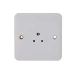 Image of Schneider LWM 1G 2A Round Pin Unswitched Socket White - GGBL3070