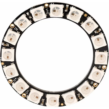 Image of 1463 NeoPixel Ring 16 Addressable RGB LEDs - Adafruit