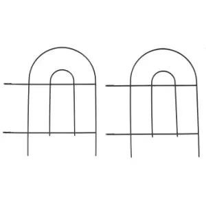 Image of Smart Garden Fence 40cm X 3m - Black (4 Pack)