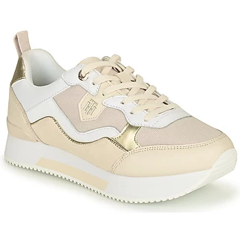 Image of Tommy Hilfiger MATERIAL MIX ACTIVE CITY SNEAKER womens Shoes Trainers in Beige,4,5,6,6.5,7
