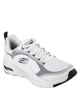 Image of Skechers Arch Fit Cool Oasis Trainers - White, Size 8, Women