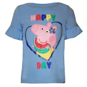 Image of Peppa Pig Girls One In A Melon T-Shirt Set (Pack of 2) (18-24 Months) (Multicoloured)