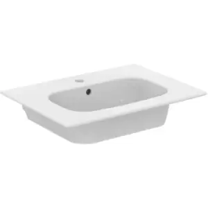 Image of Ideal Standard i. life Vanity Basin 64cm 1 Tap Hole in White Ceramic