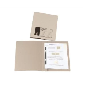 Image of 5 Star Foolscap Flat File Recycled Manilla 285gsm Buff Pack of 50