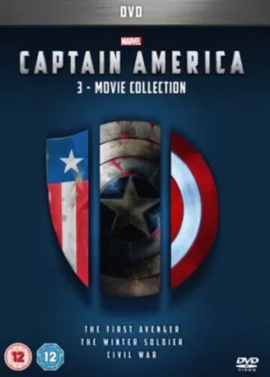 Image of Captain America 3 Movie Collection Box Set - 2016 DVD Movie