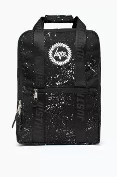 Image of HYPE BLACK SPECKLE BOXY BACKPACK