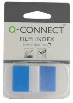 Image of Q Connect Page Marker 1" 50 Shts Blue