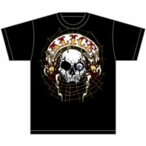 Image of Alice Cooper Band Back Patch Mens Black T-Shirt Medium