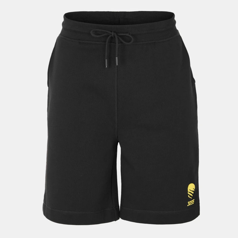 Image of Boss Mens Seretrobike Closed Hem Fleece Trousers Black male M