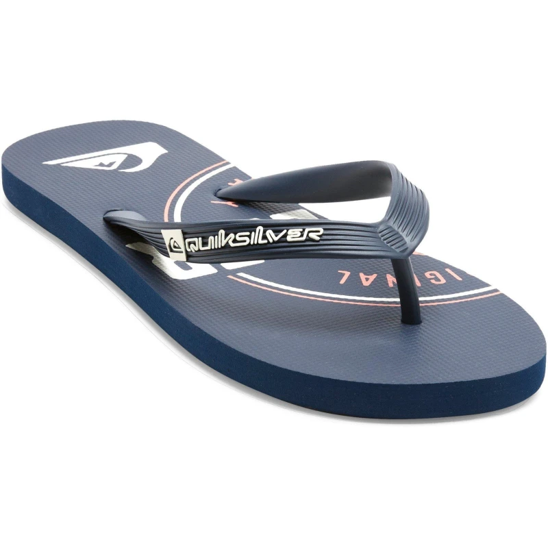 Image of Quiksilver Java Flip Flop Mens - Blue Blue 7
